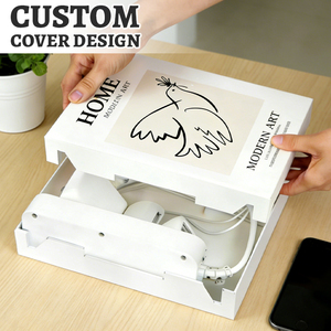 <span class=keywords><strong>Caja</strong></span> decorativa para router, a prueba de polvo, para guardar cables, simulación de <span class=keywords><strong>libro</strong></span>, ocultador de router WiFi, decoración creativa para el hogar, para decoración de mueble de TV - Product Image 1