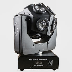 Haute qualité 12 pièces 12 watts faisceau mobile 4-en-1 RGBW <span class=keywords><strong>Disco</strong></span> Ball LED effet de scène lumières rotatives pour DJ - Product Image 2