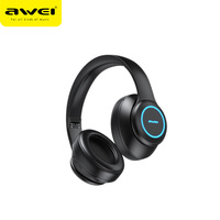 Headset Stereo Hi-fi Bass Nirkabel A200BL Terlaris dengan Mikrofon untuk DJ, Penerbangan, Ponsel & Gaming-AAC BT 5.0