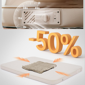 SUREWALHOME <span class=keywords><strong>Matelas</strong></span> de couchage auto-gonflant simple pour invités, <span class=keywords><strong>matelas</strong></span> de camping en mousse avec pompe intégrée - Product Image 3