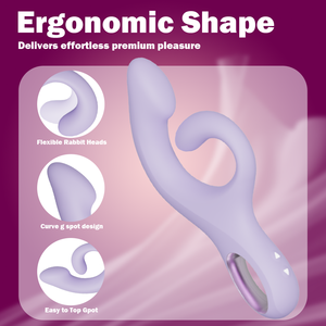 S-hande - Estimulador de Clítoris Doble OEM de Alta Gama, 9 Frecuencias, Vibrador Flexible de Punto <span class=keywords><strong>G</strong></span>, Juguete Sexual para Mujeres - Product Image 4
