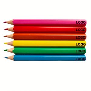 Lápices de Colores de Plástico de 3.5 Pulgadas, 12 Piezas, No Tóxicos, con Logotipo Personalizado, Más Vendidos, para Dibujo - Product Image 1