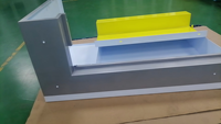 Pièce d'armoire OEM en tôle, assemblage d'angle supérieur gauche, pliage CNC, soudage, peinture poudrée