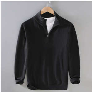 Pull en maille à <span class=keywords><strong>col</strong></span> <span class=keywords><strong>roulé</strong></span> mi-haut pour <span class=keywords><strong>homme</strong></span>, taille plus, motif 3D, manches régulières, style coréen, décontracté, automne-hiver - Product Image 3