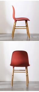 Modern <b>Plastic</b> & Metal Restaurant Dining <b>Chair</b> Hotel & Restaurant Furniture Durable Minimalist Design for <b>Outdoor</b> & School Use - Product Image 4