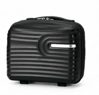 Valise de voyage rigide anti-rayures pour cosmétiques, mini-coffret de maquillage étanche en ABS PC, organisateur de beauté de luxe, vente en gros