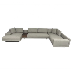 Canapé modulaire moderne de grande taille, sections d'angle droite, revêtement en tissu, 3 pièces, canapé sectionnel avec chaise longue pour salon, hôtel - Product Image 1