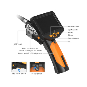 JIMTEC 7.6mm 1.0MP HD Inspection <b>Camera</b> 5M Cable 180 Rotation Video Borescope Industrial with 1 Year Warranty - Product Image 2