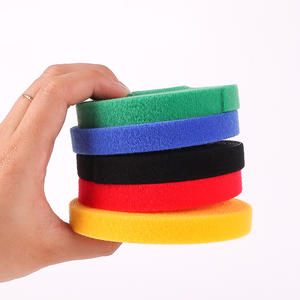 Attaches-câbles en nylon écologiques double face, imperméables, à boucles auto-agrippantes, pour le rangement à la maison, au bureau, en classe - Product Image 1