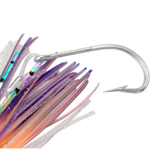 Señuelos <span class=keywords><strong>de</strong></span> pesca <span class=keywords><strong>de</strong></span> arrastre listo para agua salada, juego grande para atún Marlin Mahi Wahoo, mar profundo, 22cm, 100g - Product Image 5