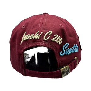 Gorra de béisbol deportiva Dandy Hats de 5 paneles con visera curva y hebilla ajustable de tela común - Se requiere contenido adicional - Product Image 4