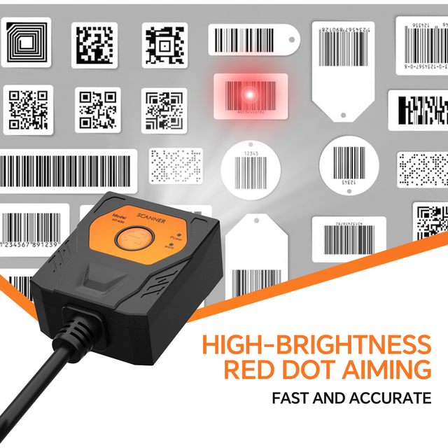 NETUM NT-480 2D Scanning Engine Fixed Mount Bar Code Reader Embedded Barcode Scanner Module for Vending Machine Price Checker