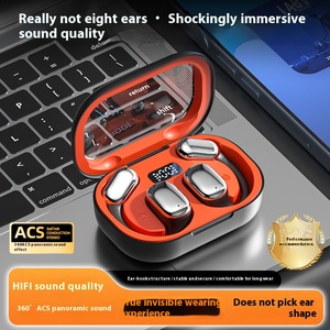 V5.4 TWS casque sans fil ouvert écouteurs HIFI son faible latence étanche suppression du bruit pour les jeux sports affichage numérique - Product Image 4