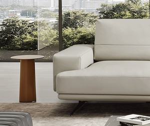 Minimalist isches mehrsitziges Leders ofa Kombination Modernes einfaches Wohnzimmer First Layer Rindsleder sofa - Product Image 2