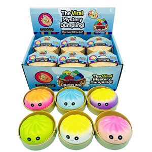 Nuevo Diseño Juguetes Blandos de Dumplings y Bollos al Vapor, Caja de Juguetes Blandos, Juguete Sensorial para Apretar, Juguetes Antiestrés Fidget - Product Image 5