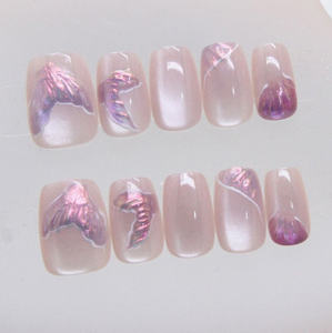 <span class=keywords><strong>Faux</strong></span> <span class=keywords><strong>ongles</strong></span> en résine de luxe faits à la main, personnalisés en gros, neufs, couvrant entièrement l'ongle, en forme d'amande, accessoires pour l'art des <span class=keywords><strong>ongles</strong></span>, <span class=keywords><strong>colle</strong></span> - Product Image 6