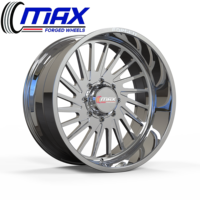 Jantes forgées Super Single MAX 22x12 24x14 26x14 8x170 8x180 pour Ford F250 F350 pour Ram 2500 3500 à jantes profondes