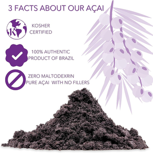 Poudre d'açaï 100% pure de haute qualité, marque privée, entièrement naturelle, végane et sans gluten, riche en antioxydants, sans additifs - Product Image 3