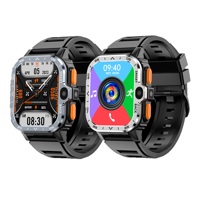 SQ333 2.03 Inch 4G Smart Watch with Gps Men Android Smart Watch with Sim Card 4+64g High-quality Smartwatches