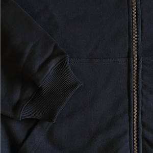 Cárdigan con cremallera de alto peso, Sudadera con capucha, abrigo para correr, logotipo personalizado, estampado, bordado, con capucha, cremallera dorada, sudaderas con capucha para hombre - Product Image 6