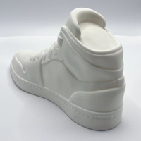 Vente flash : Chaussures fluides DIY, modèle de baskets en vinyle blanc de 29 cm pour la coloration, chaussures en plastique faites à la main, jouets à couler, ours qui coule de sang