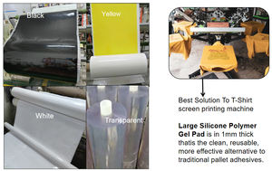 Tampons collants en caoutchouc fort Autocollant transparent en silicone Jaune Nano Ruban adhésif double face Feuilles de gel adhésif <span class=keywords><strong>pour</strong></span> la publication de photos - Product Image 3