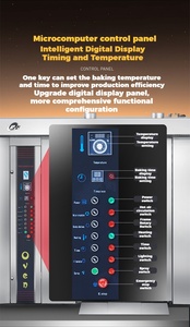 Horno Rotatorio Comercial de Aire Caliente de 16 Bandejas para Hornear Bagels, Pasteles, Tostadas, Pizza, Pan y Baguettes, Eléctrico, para Panadería y Pastelería - Product Image 5