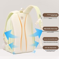 Mochila de nailon ligera de gran capacidad con amortiguación de aire, estilo universitario coreano, para mujer, ideal para el campus, ¡gran oferta transfronteriza!