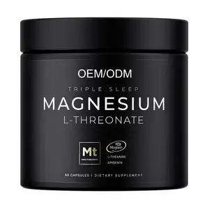 深い睡眠の穏やかのためのOEMの最も高い吸収のマグネシウムの補足のTheanine & MagteinのマグネシウムL-Threonateのカプセル