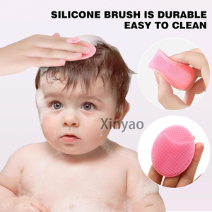 Brosse à cheveux à poils souples avec logo personnalisé Brosse à cheveux durable sans BPA pour bébés nouveau-nés tout-petits Berceau Cap bébé Registre cadeau - Product Image 6