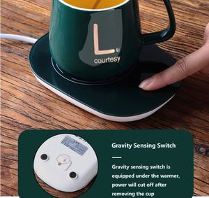 Calentador de Tazas Inteligente de Cerámica, Posavasos Termostático para Café, Té, Leche y Agua, Ideal para Hogar y Oficina, Regalo - Product Image 5
