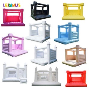 Lâu Đài bouncy trắng cho bữa tiệc đám cưới bơm hơi với Nhà trượt thương mại - Product Image 6