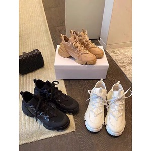 Zapatillas de Plataforma Retro de Lujo para Mujer, Diseño Coreano, Cuero Genuino, Color Sólido, Suela Alta Antideslizante, Tendencia de Moda - Product Image 1