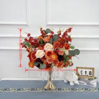 Boule de fleurs blanche DKB Baby's Wedding Breath de 80 cm pour les idées de thèmes de fête florale et les événements