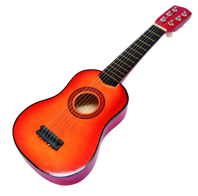 DF901 16Inch Đồ Chơi Guitar Nhựa Giá Rẻ Nhạc Cụ Cho Trẻ Em Làm Quà Tặng