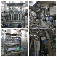 Machine de remplissage linéaire d'huile comestible de haute qualité 3000 BPH pour huile végétale et huile de cuisson avec système de remplissage automatique des bouteilles