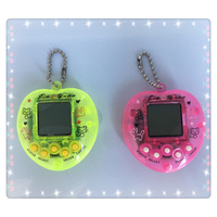 Coeur de pêche de haute qualité de luxe Machine électronique transparente pour animaux de compagnie Mini machine de jeu virtuelle pour animaux de compagnie interactive