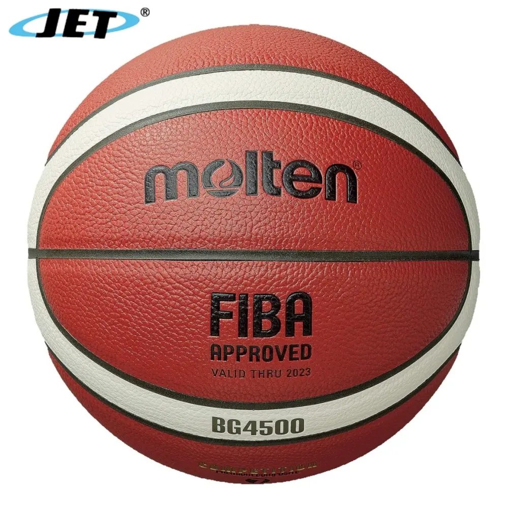 ตะกร้าบาสเก็ตบอลหลอม BG4500 ขนาดและน้ําหนักบาสเก็ตบอลหลอมอย่างเป็นทางการ FIBA ได้รับการอนุมัติ - BG4500, ขนาด 7, 2- Tone (B7G4500)