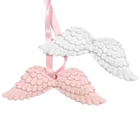 Diffuseur d'arômes en pierre solide en forme d'aile rose pour voiture, artisanat en gypse, vente en gros