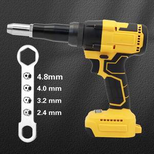 Pistolet à rivets aveugles sans fil 21V sans balais, riveteuse électrique au lithium automatique avec retour de clou en un clic pour rivets aveugles de 2,4 à 4,8 mm - Product Image 4