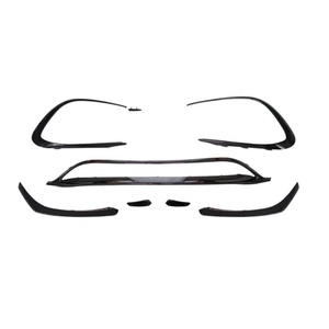 Kit aérodynamique avant style A45 de pièces automobiles pour BENZ W176 AMG 2016-2018 Matériau PP noir brillant - Product Image 2