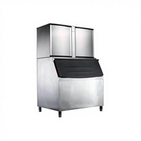 Machine à glaçons commerciale Lier LRFB-1000 1000kg pour salons de thé, bars, KTV – Glaçons comestibles en granulés, sans besoin de tension électrique