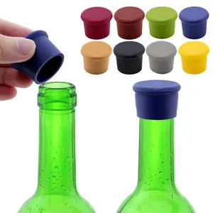 Tappi di bottiglia di coca cola in Silicone con tappo in Silicone personalizzato sigillanti tappi di vino per uso domestico Color caramella