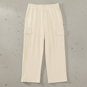 Pantalones Deportivos Cargo Amarillo Mostaza, Diseño Personalizado OEM, Pantalones Joggers de Estilo Urbano para Hombre, Multibolsillos, Corte Holgado, Logotipo en la Cintura <span class=keywords><strong>FR100</strong></span> - Product Image 1