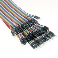 10Cm/20Cm/30Cm Perempuan/Perempuan Laki-laki/Laki-laki 40 Pin Konektor Dupont Kabel Jumper GPIO Breadboard untuk Elektronik Arduino Raspberry Pi