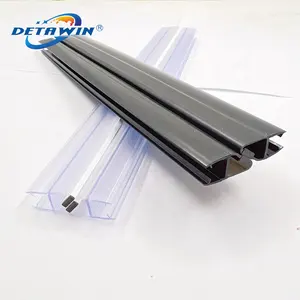 Waterproof Sealing Strip Force Plastic Edge Shower Glass Door Rubber Seals Plastic Shower Door Seal Strip