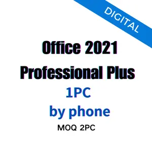 1PC Office 2021 Professional Plus Key Activation By Phone 2021 Pro Plus Code Send By Chat Email