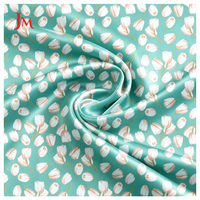 Tissu satiné en polyester soyeux de haute qualité à motif floral, drapé, luxueux, imprimé sur mesure, en rouleau, pour robe femme