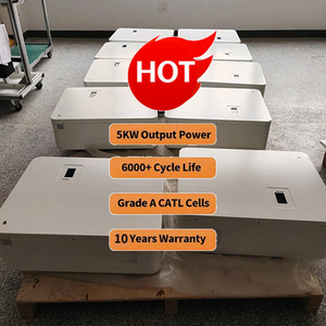 แบตเตอรี่เก็บพลังงานติดผนัง48V LiFePO4 51.2V100ah ได้ลึกแบตเตอรี่ติดผนัง LiFePO4 - Product Image 4