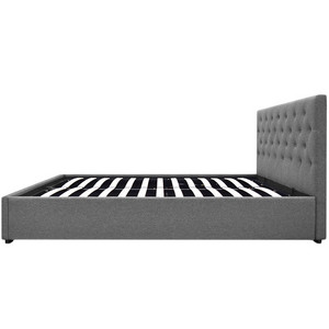 Mobilier de chambre à coucher au design moderne Cadre de <span class=keywords><strong>lit</strong></span> Queen Size Grossiste <span class=keywords><strong>Rangement</strong></span> en cuir rembourré souple au design rotatif pour usage domestique - Product Image 3